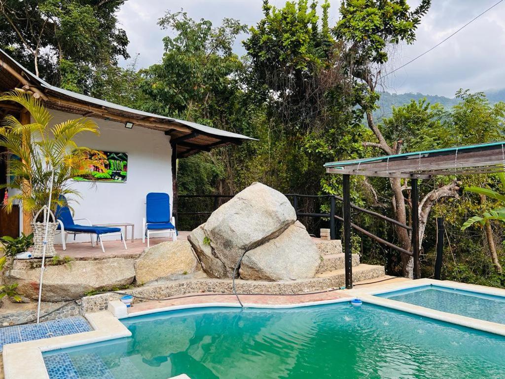 Minca Cabana La Roca Santa Marta  Eksteriør bilde