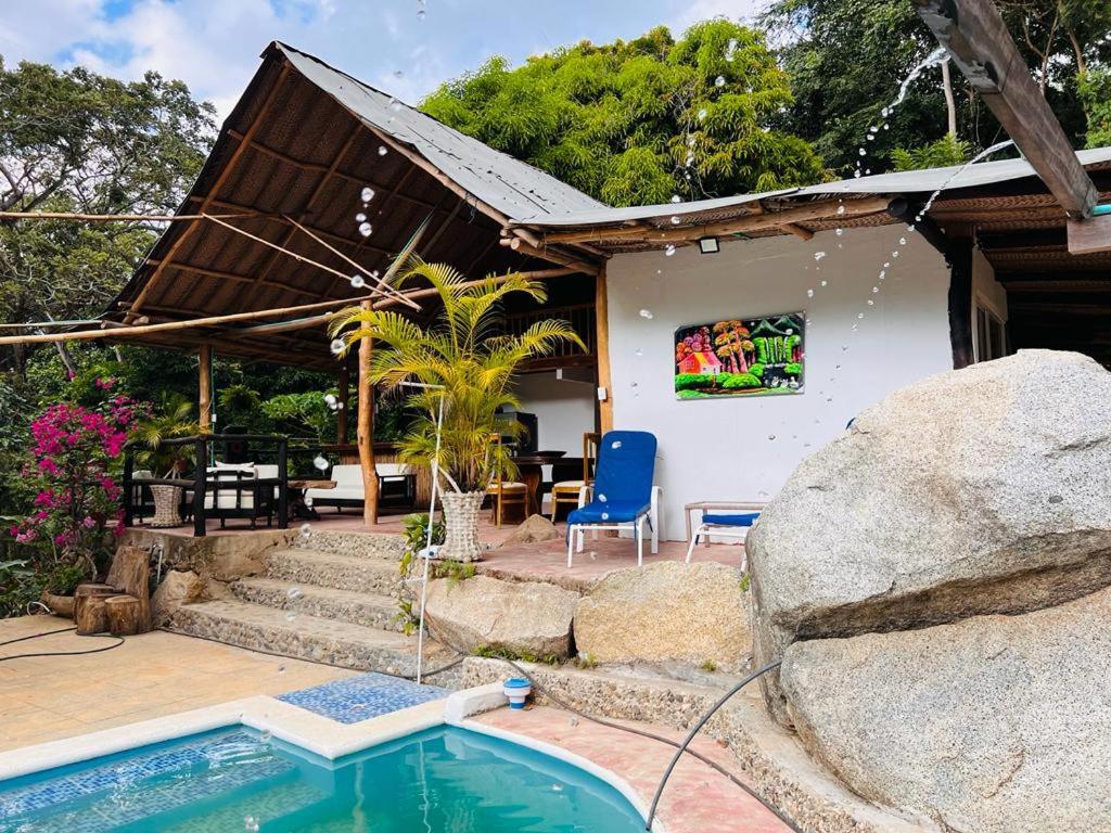 Minca Cabana La Roca Santa Marta  Eksteriør bilde